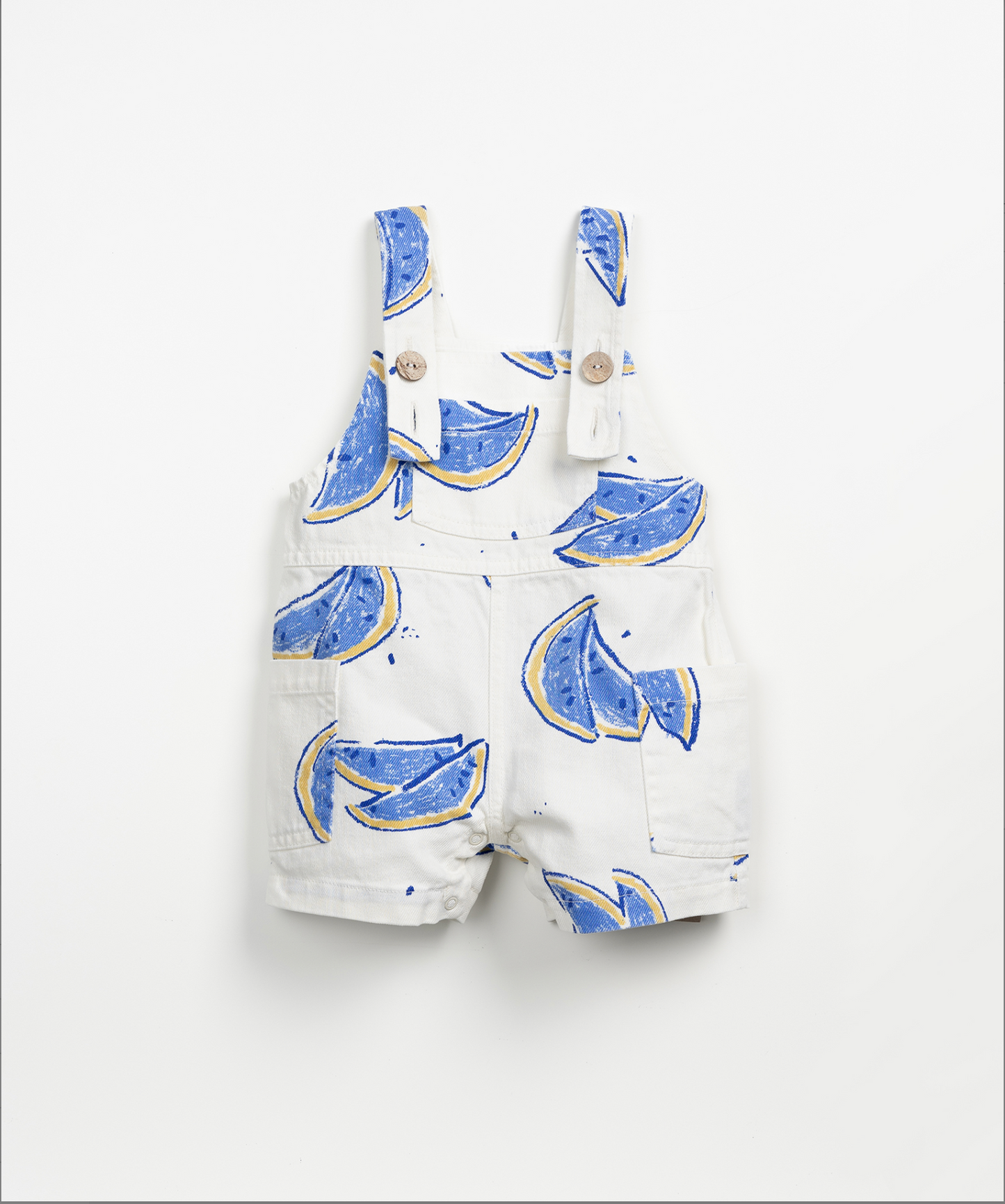 Watermelon Printed Twill Romper