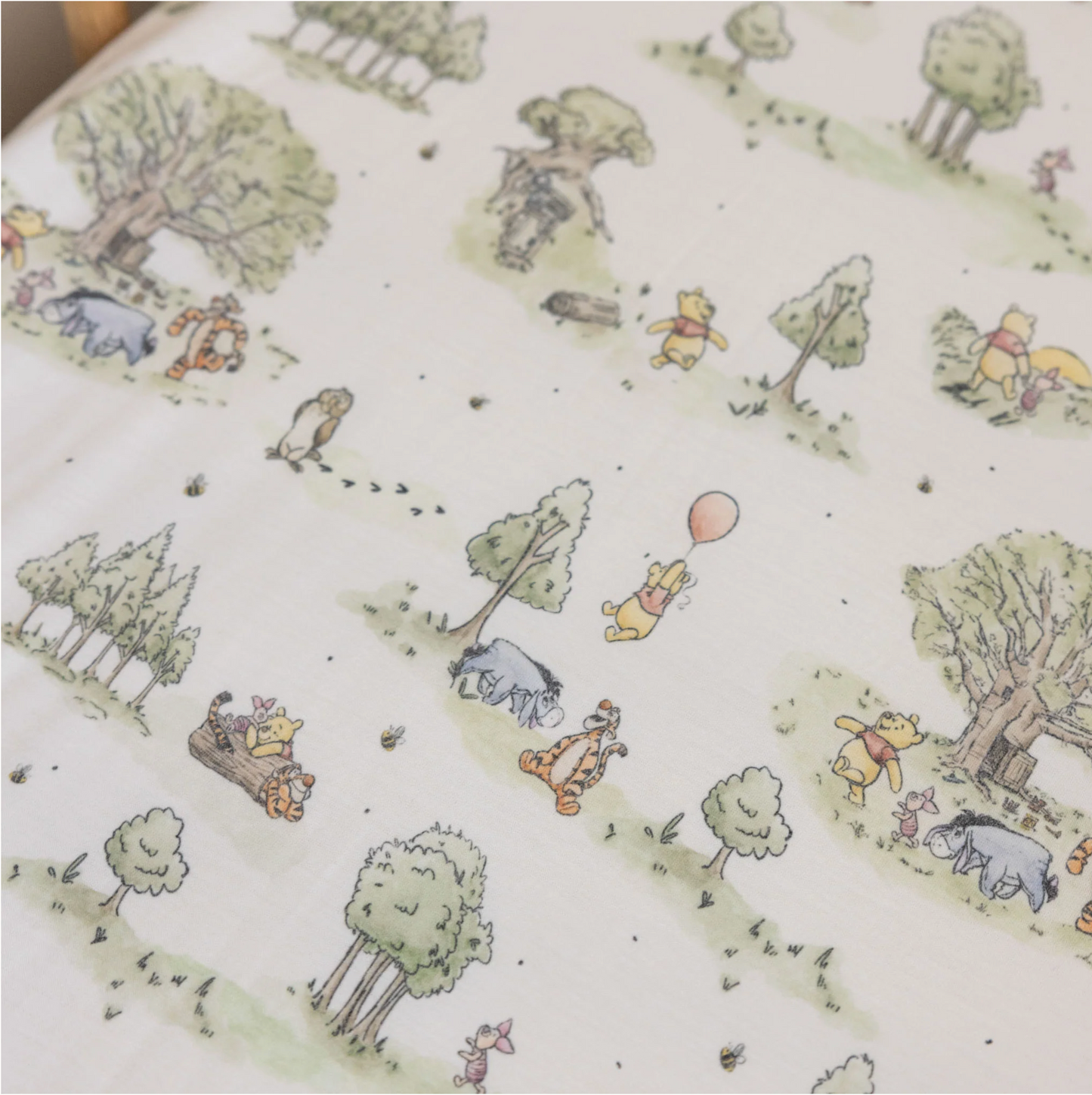Hundred Acre Wood Premium Crib Sheet