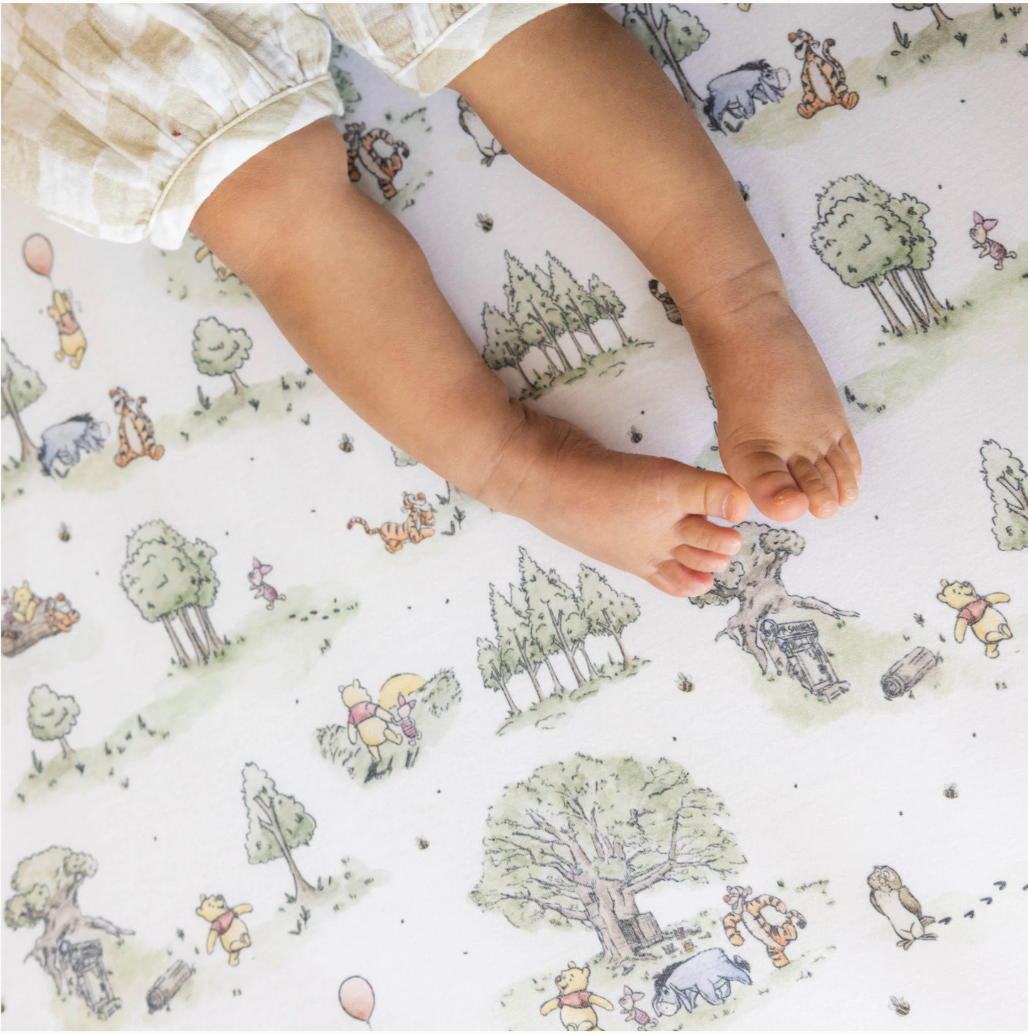 Hundred Acre Wood Premium Crib Sheet