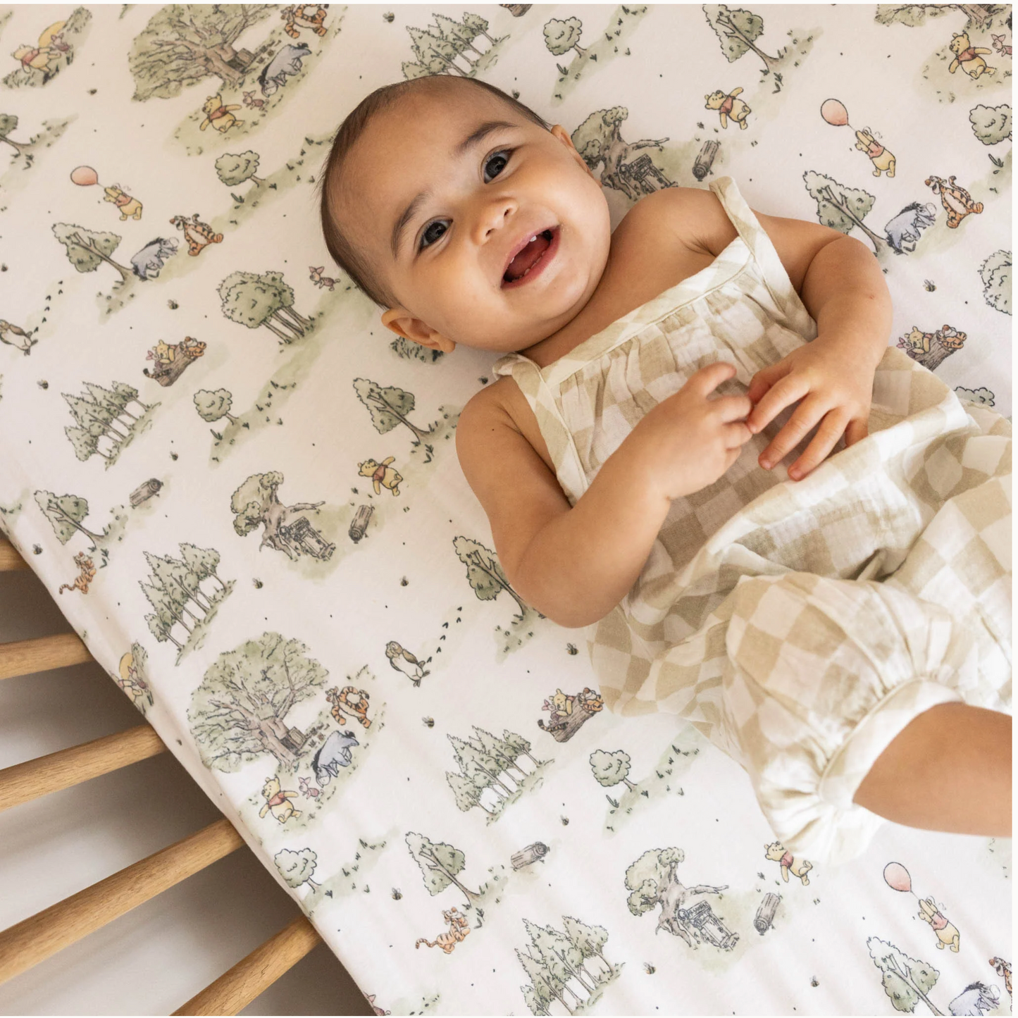 Hundred Acre Wood Premium Crib Sheet