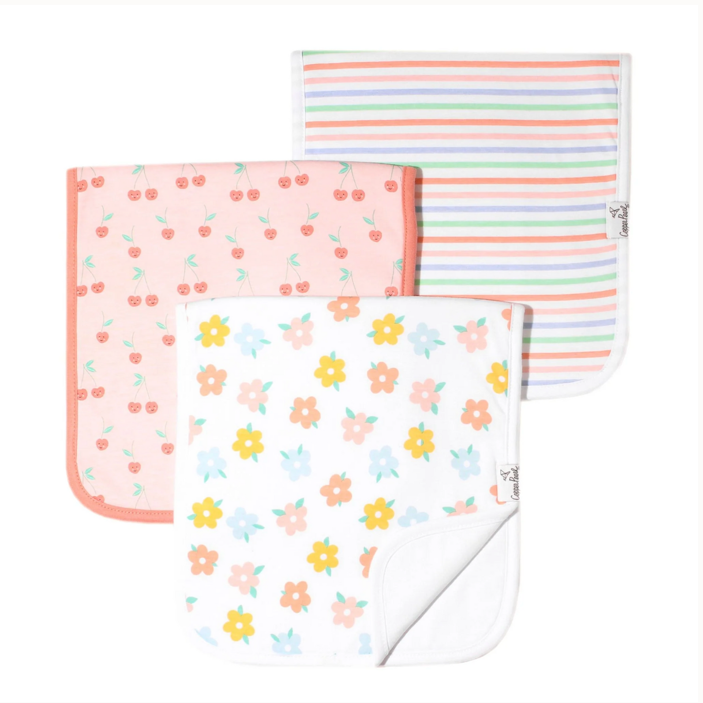 Cheery Burp Cloth Set