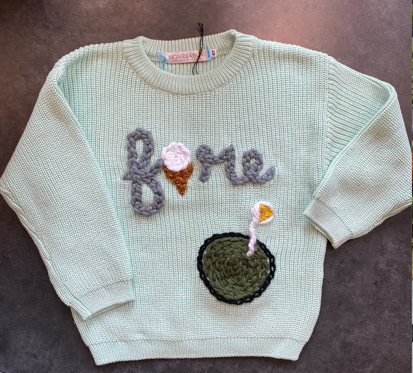"FORE" Golf-Themed Birthday Sweater