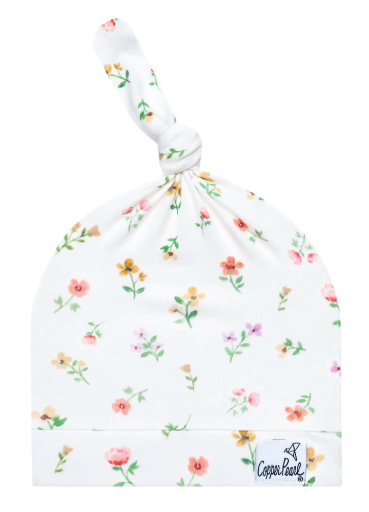Eloise Top Knot Hat (0-4 M)