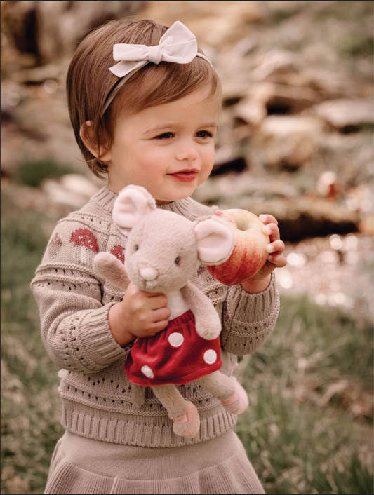 Mushroom Fairisle Knit Skirt Set