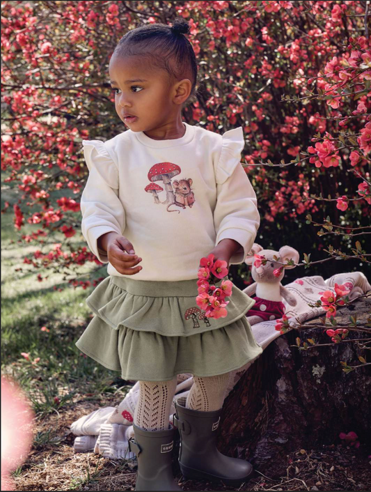 Magical Mouse Organic Fleece Skirt Set