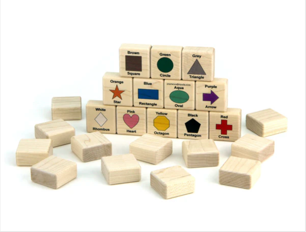 Color & Shape Wooden Matching Game