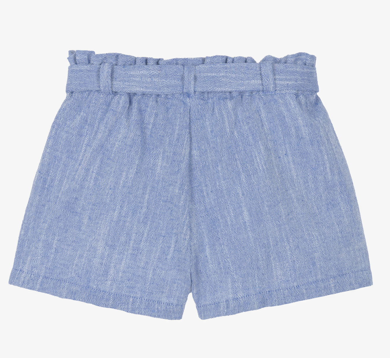 DK 311 Blue Marl Shorts With Daisy Appliques