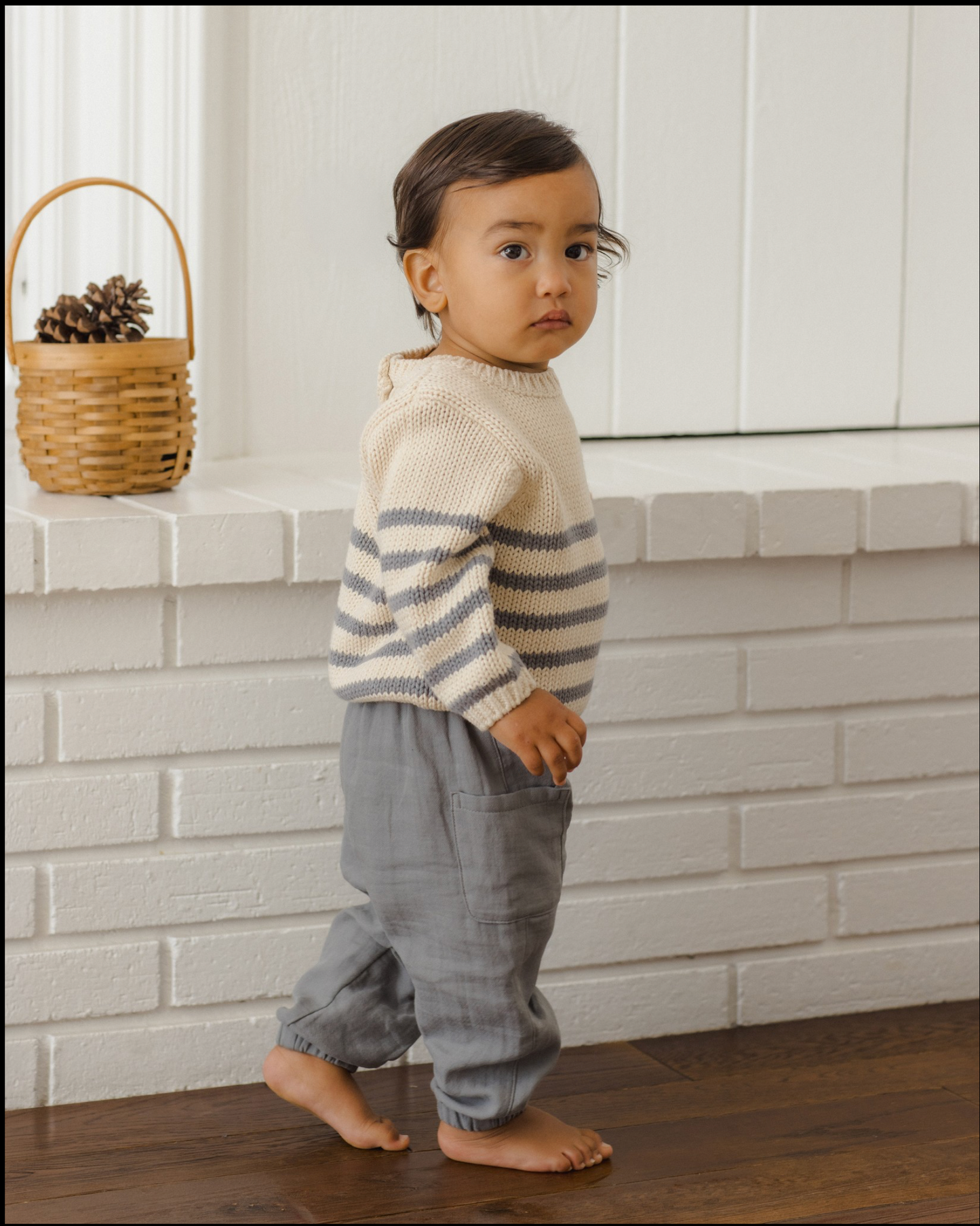 Rex Slate Stripe Sweater