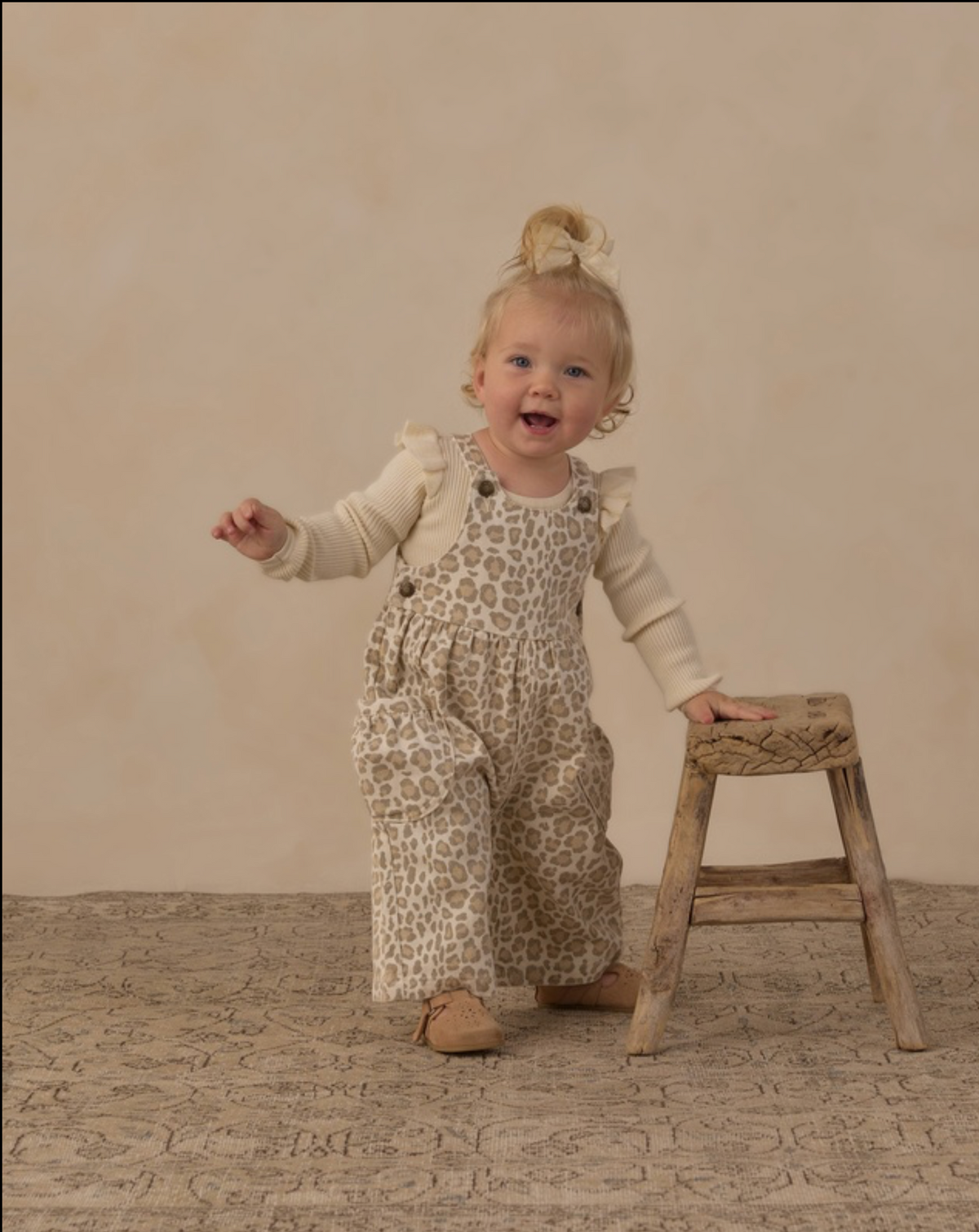 Natural Shoulder Ruffle Bodysuit