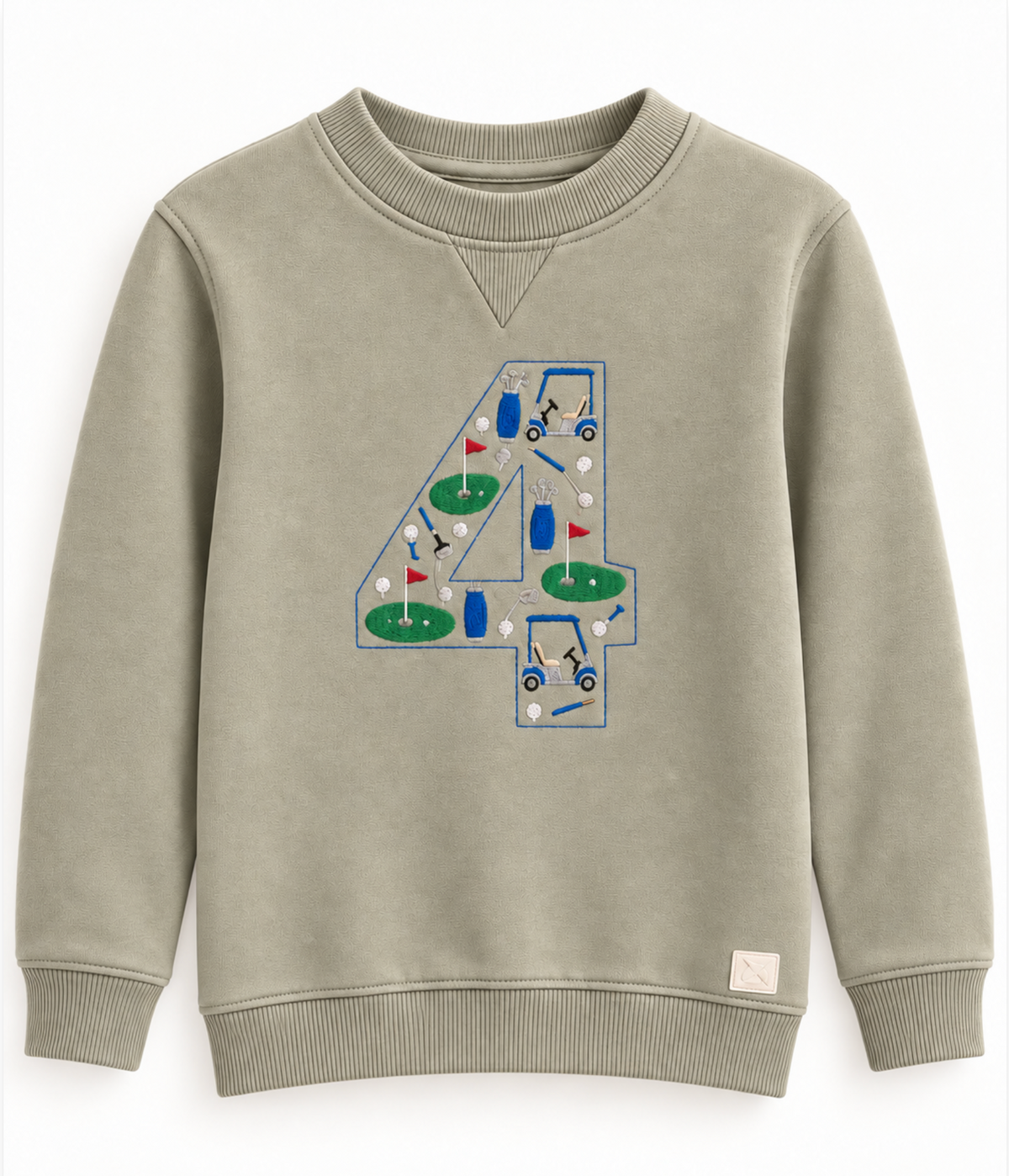 Golf Themed "4" Sweatshirt