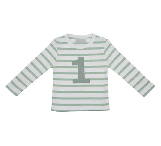 Seafoam/White Striped (Seafoam) T-Shirt