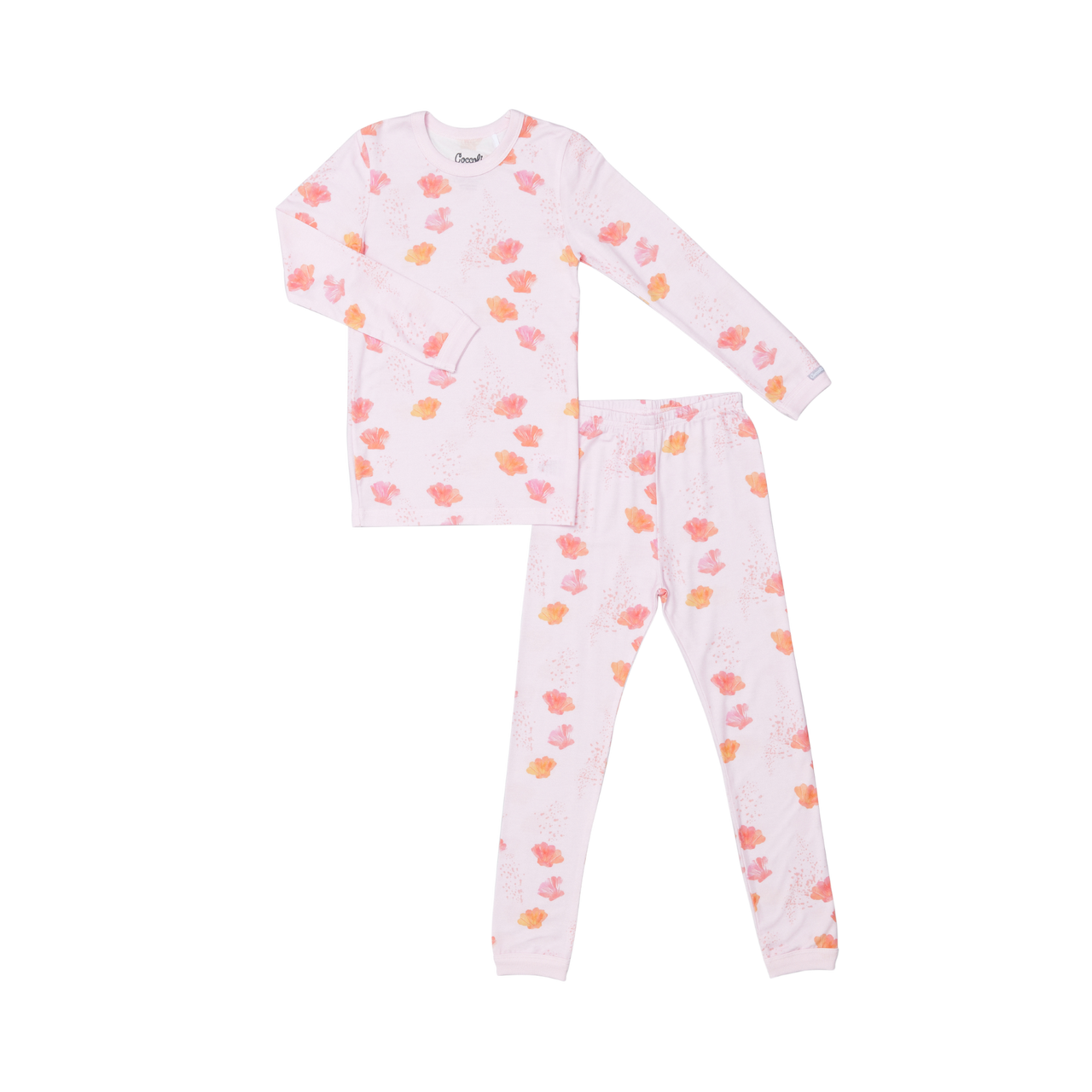 Seashells on Pink 2-Pc Pajamas