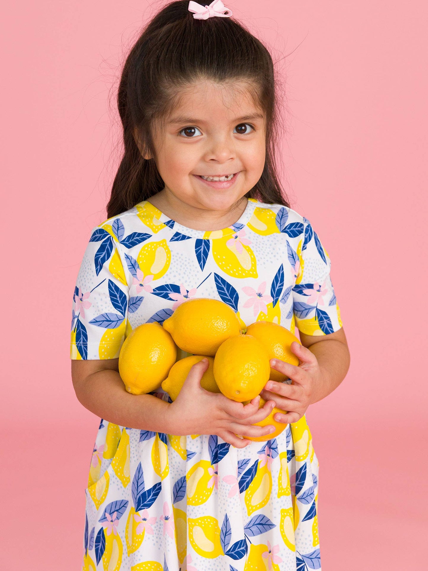 Lemon Capri Knit Twirl Dress