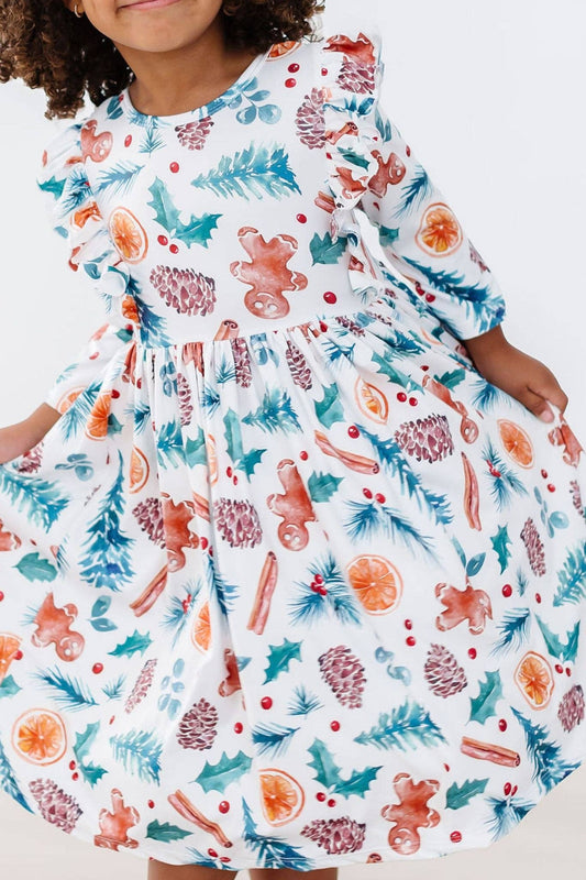 Classic Christmas Twirl Dress