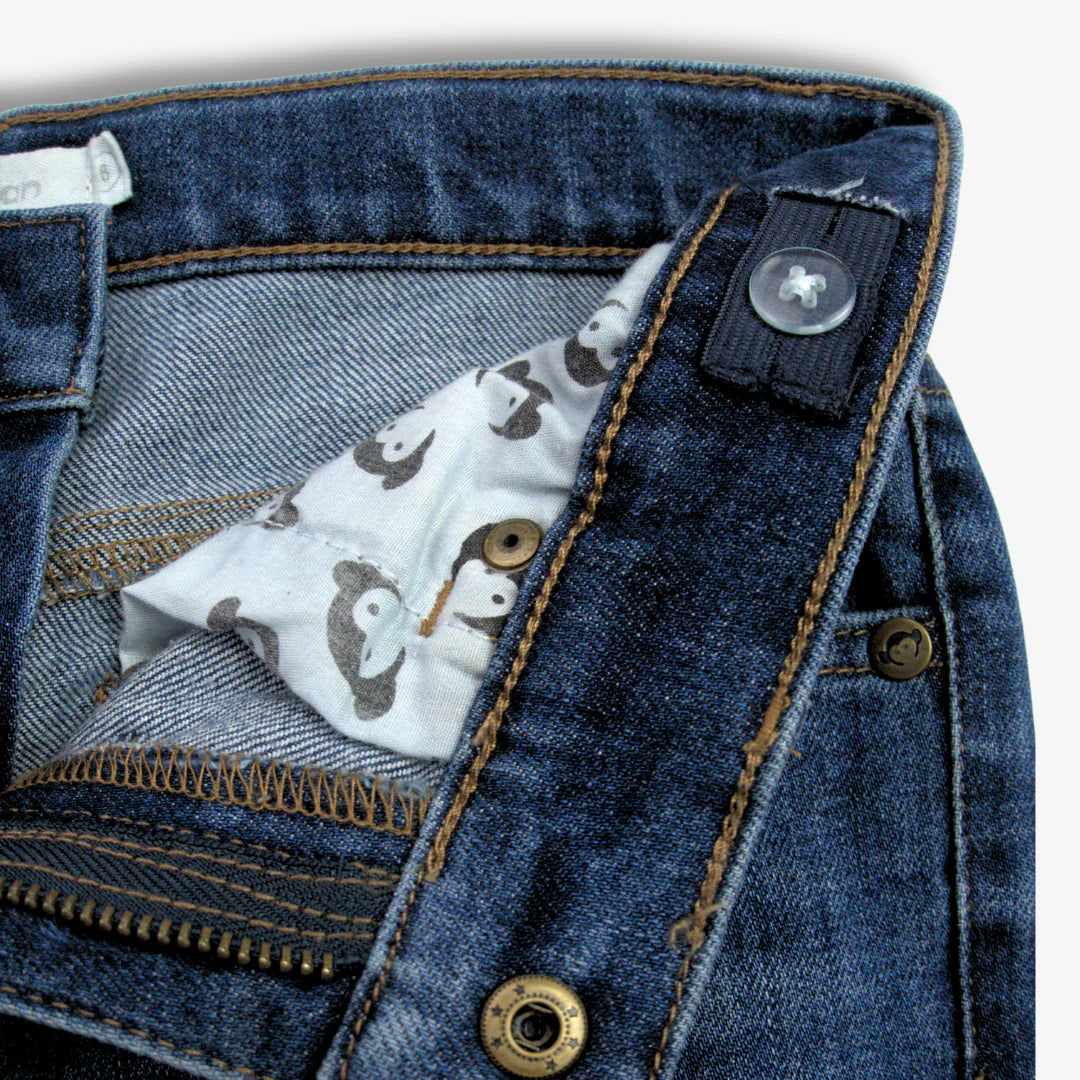 Slim Leg Denim Pants