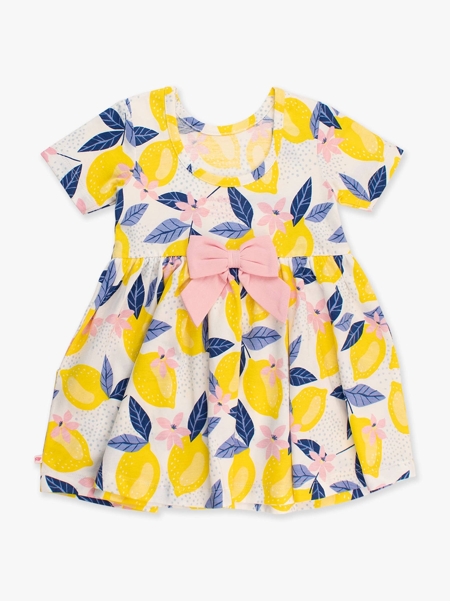 Lemon Capri Knit Twirl Dress