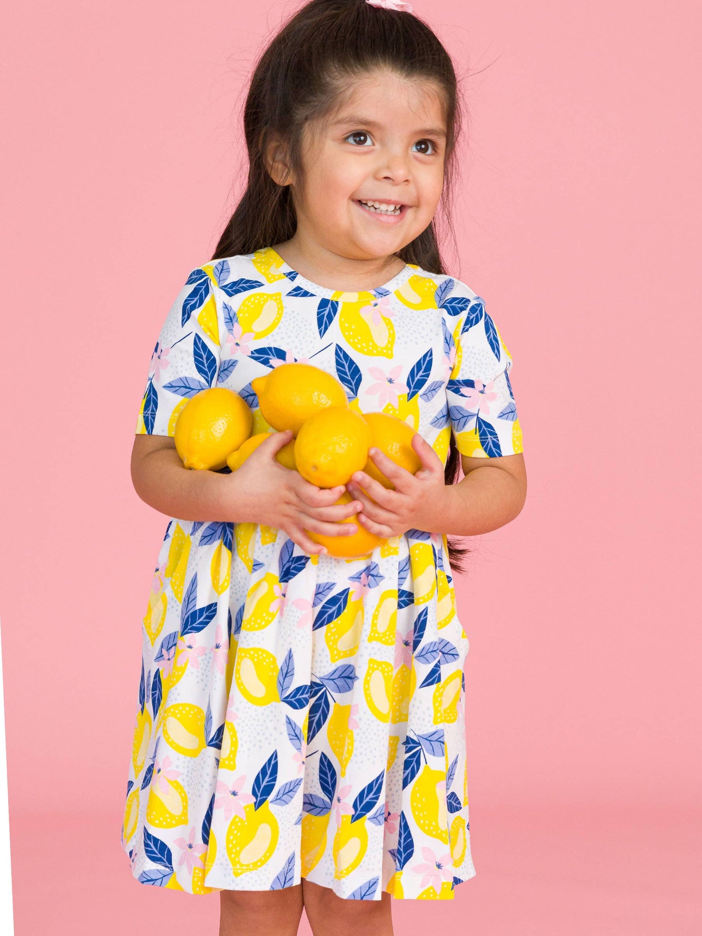 Lemon Capri Knit Twirl Dress