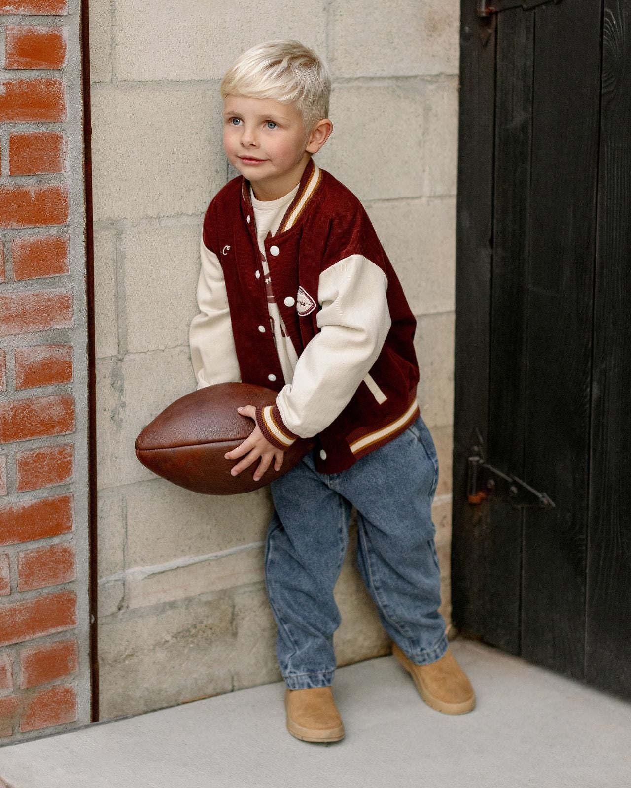 Burgundy Varsity Jacket