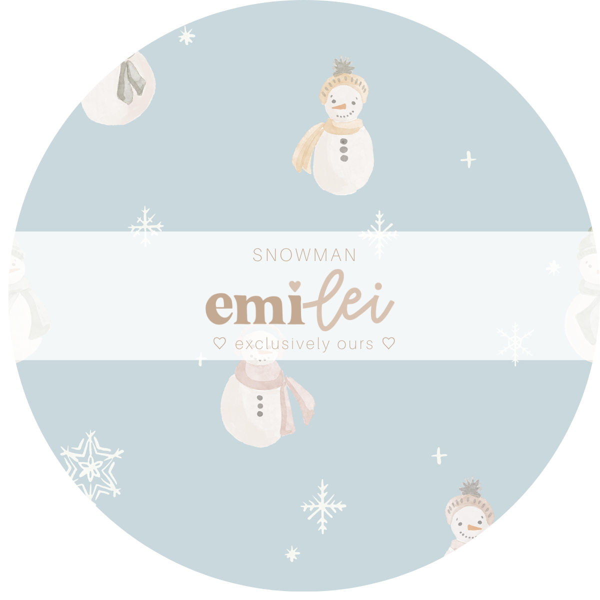 Bamboo Snowman Twirl Dress