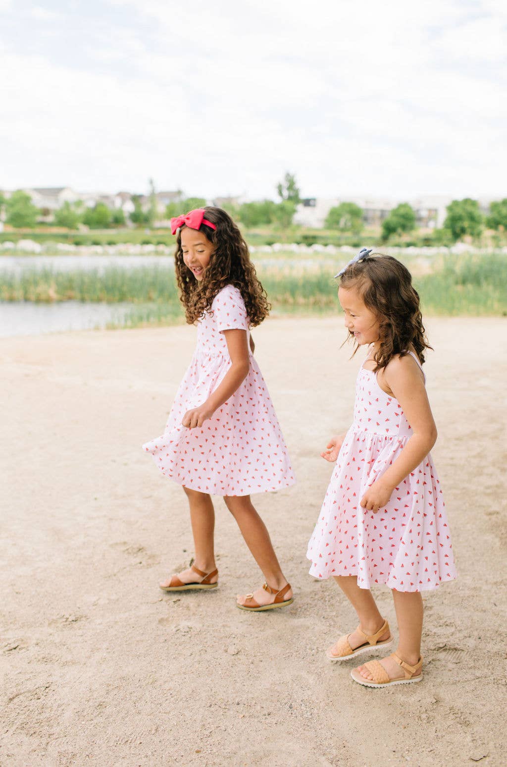 Classic Twirl Watermelon Dress