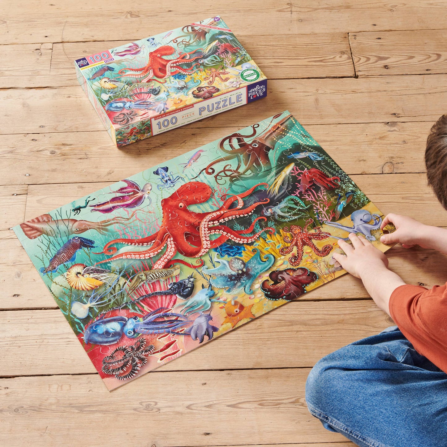 Love of Octopuses & Friends 100 Pc Puzzle