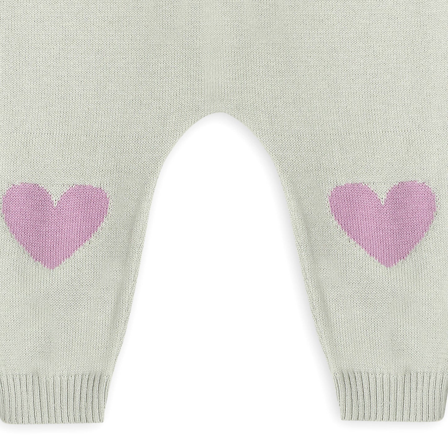 Flower & Heart Baby Sweater Set