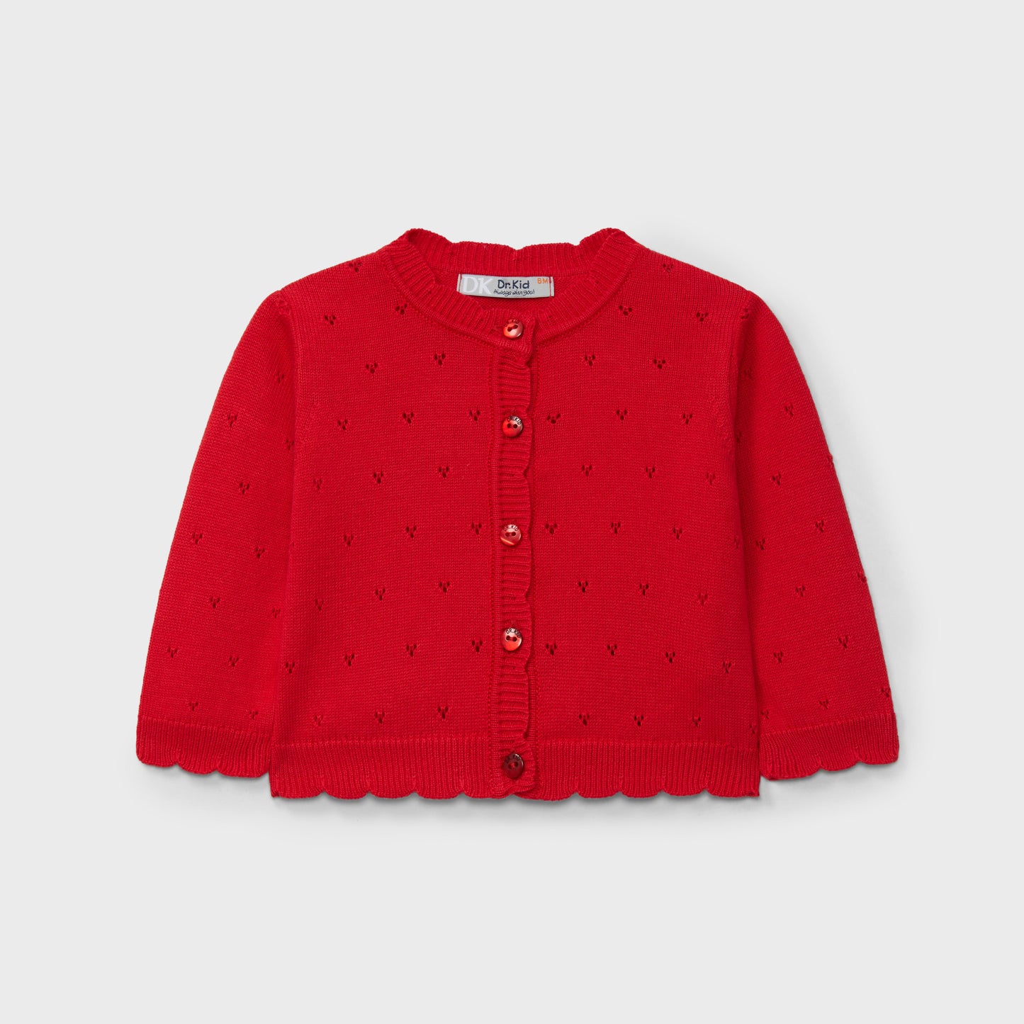DK303 Girls' Red Sweater
