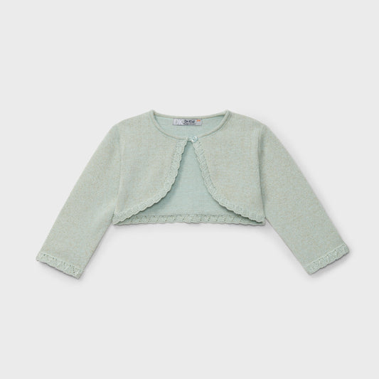 DK347 Girl’s Water Green Sweater
