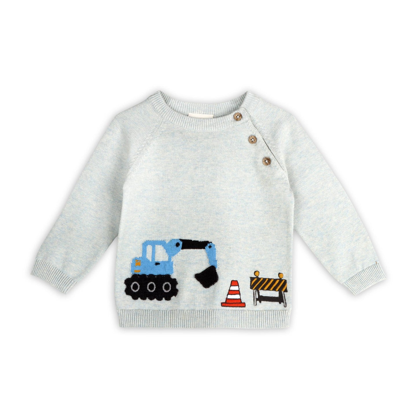 Construction Truck Knit Set