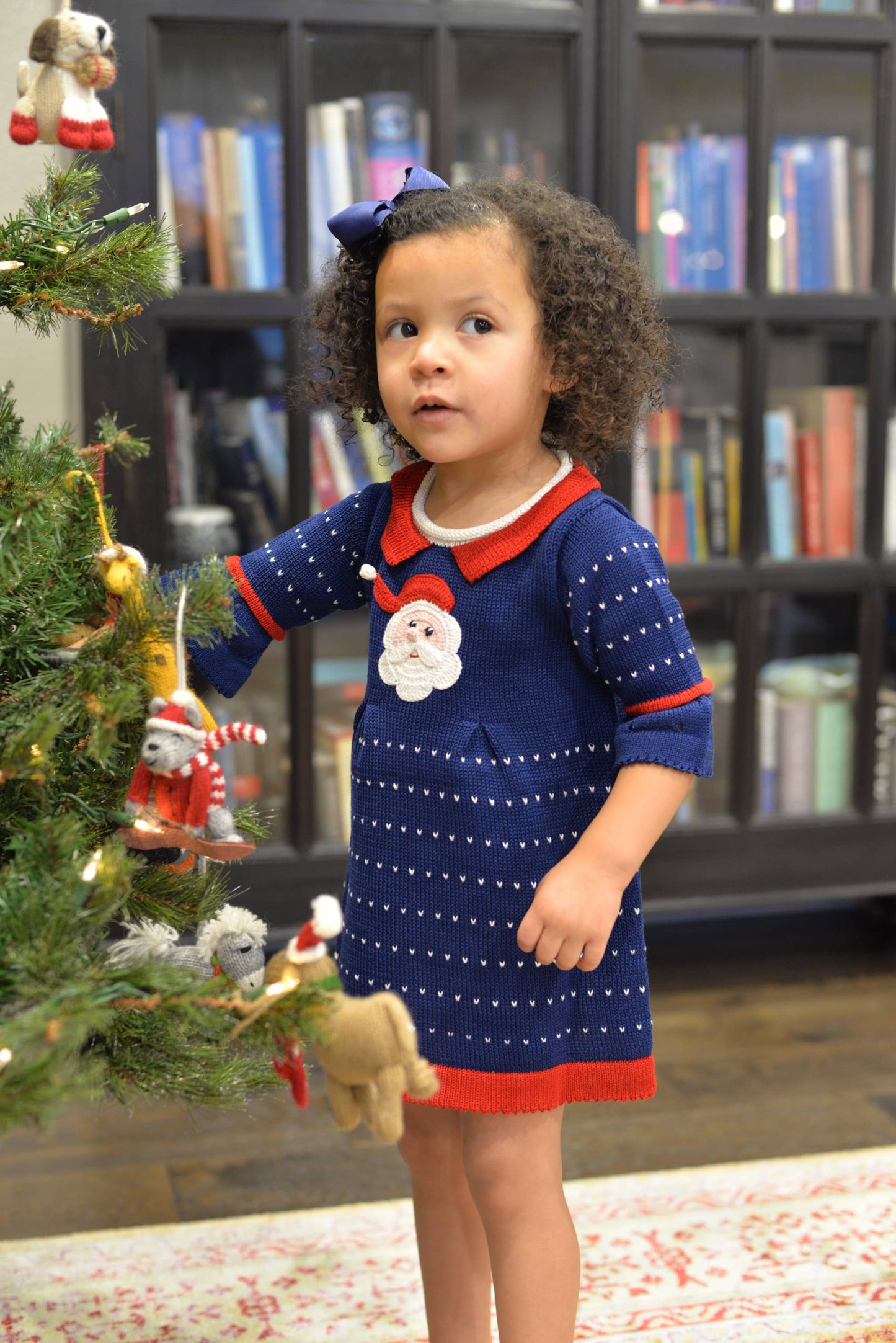 Blue Santa Dress