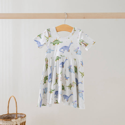 Dino-mite Birthday Organic Cotton Dress