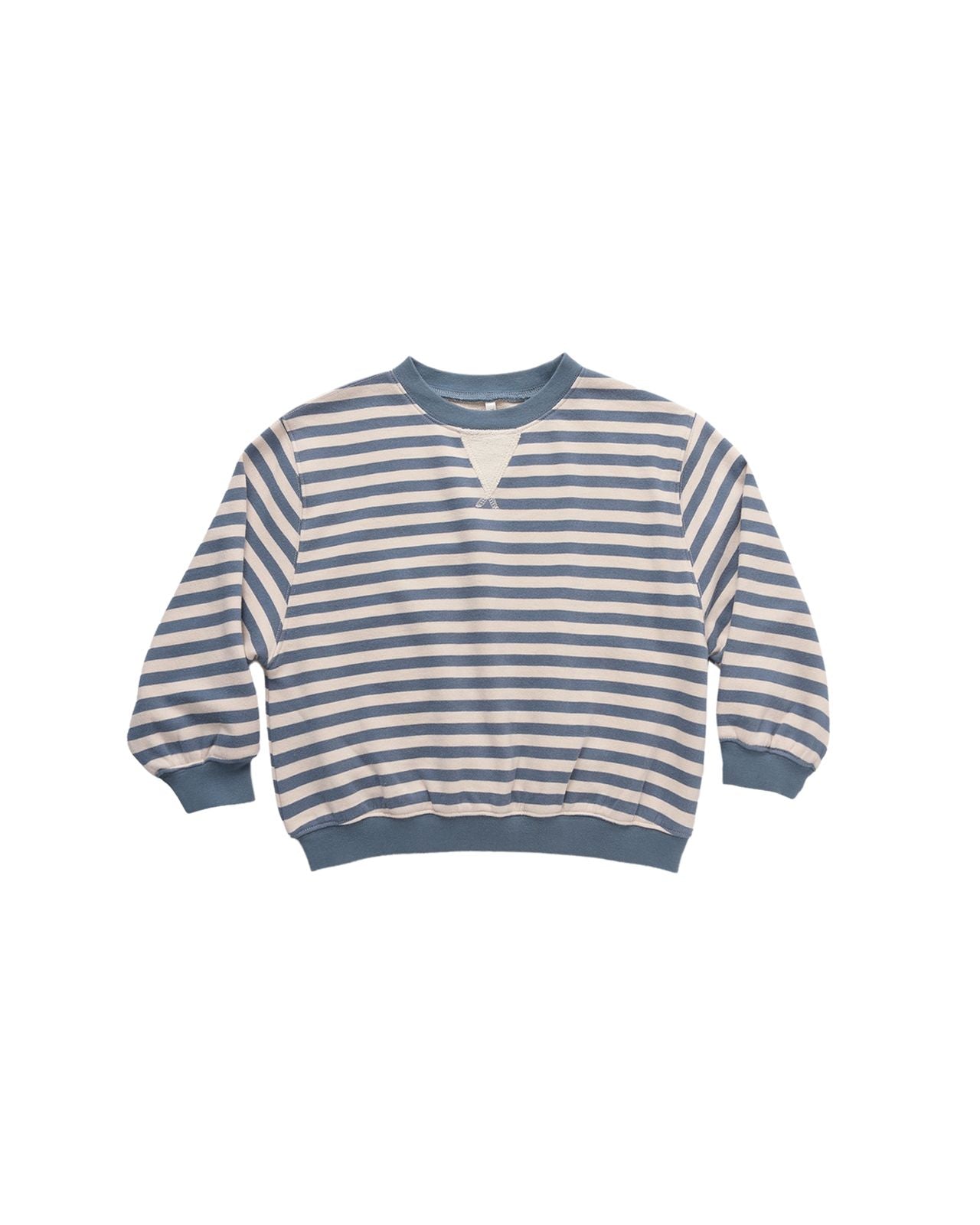 Marine Stripe Oversized Crew