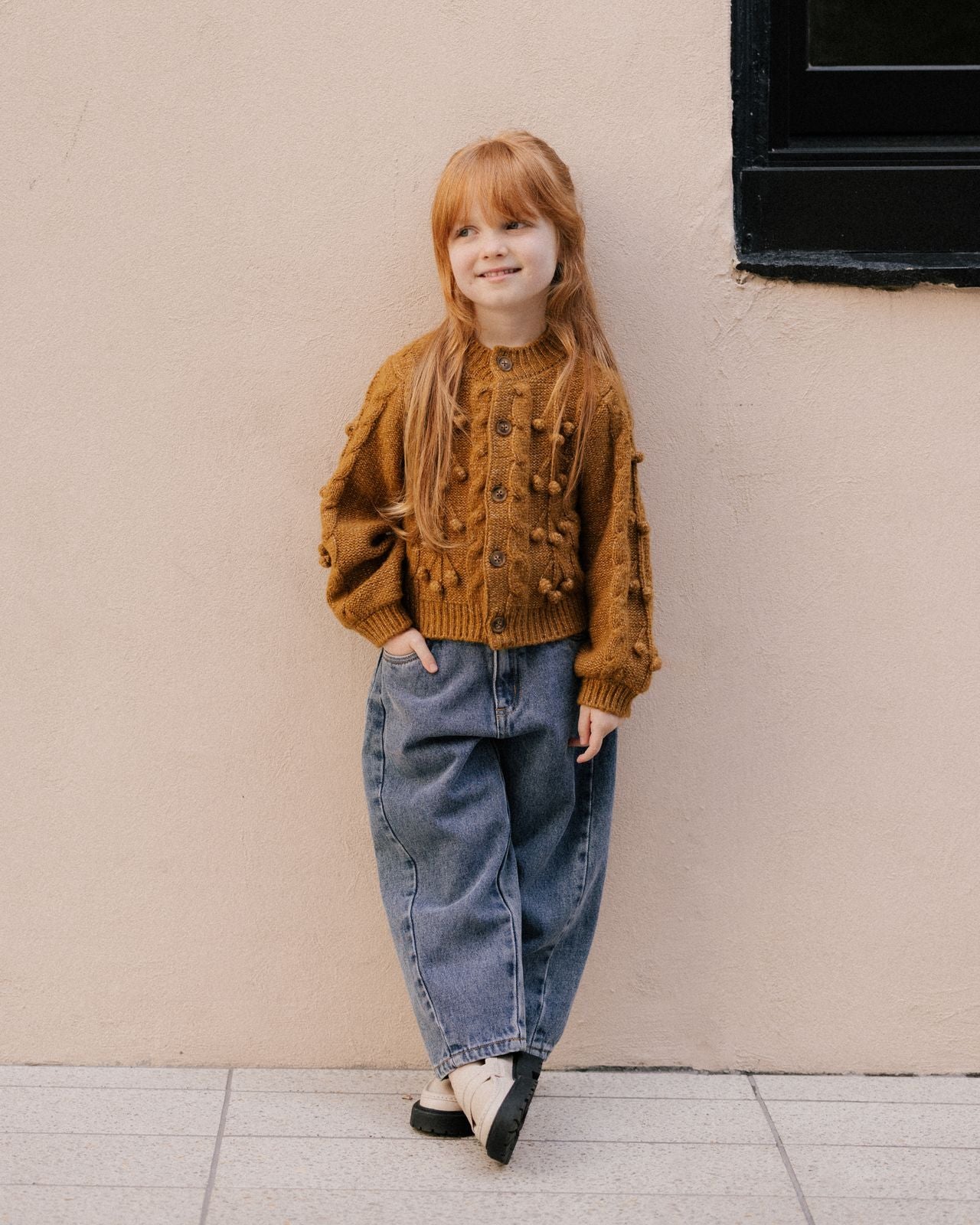 Golden Bobble Cardigan