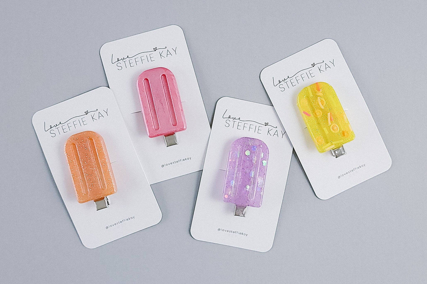 Popsicle Resin Hair Clip