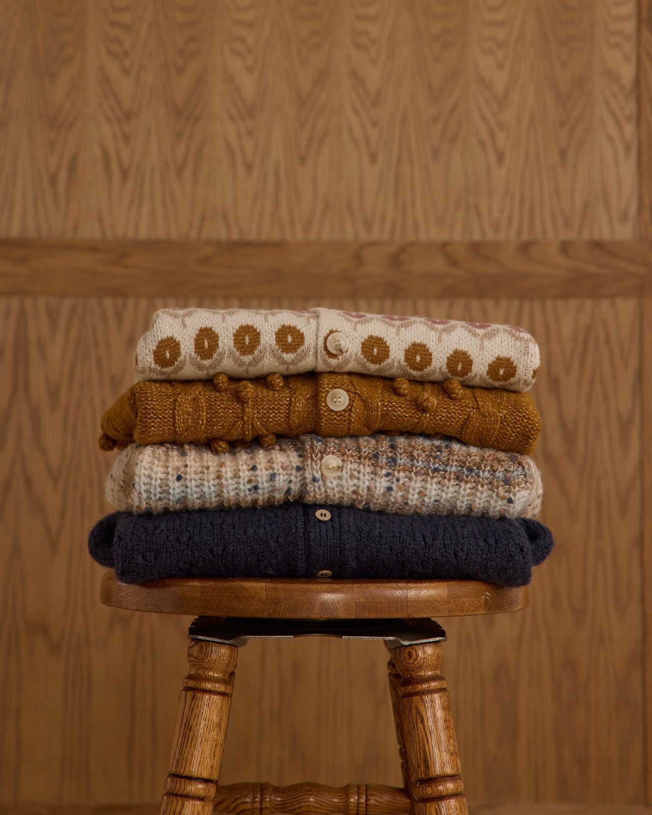 Golden Bobble Cardigan
