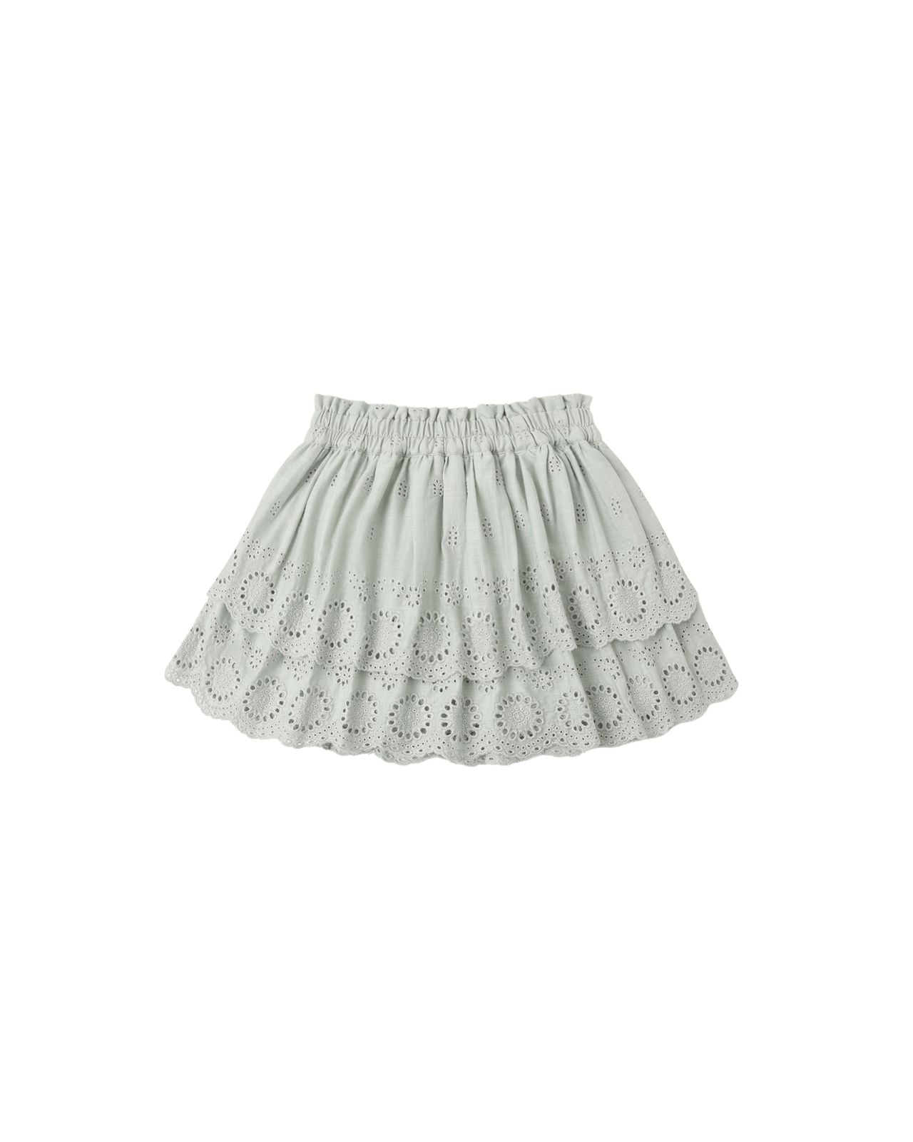 Seafoam Rose Mini Skirt