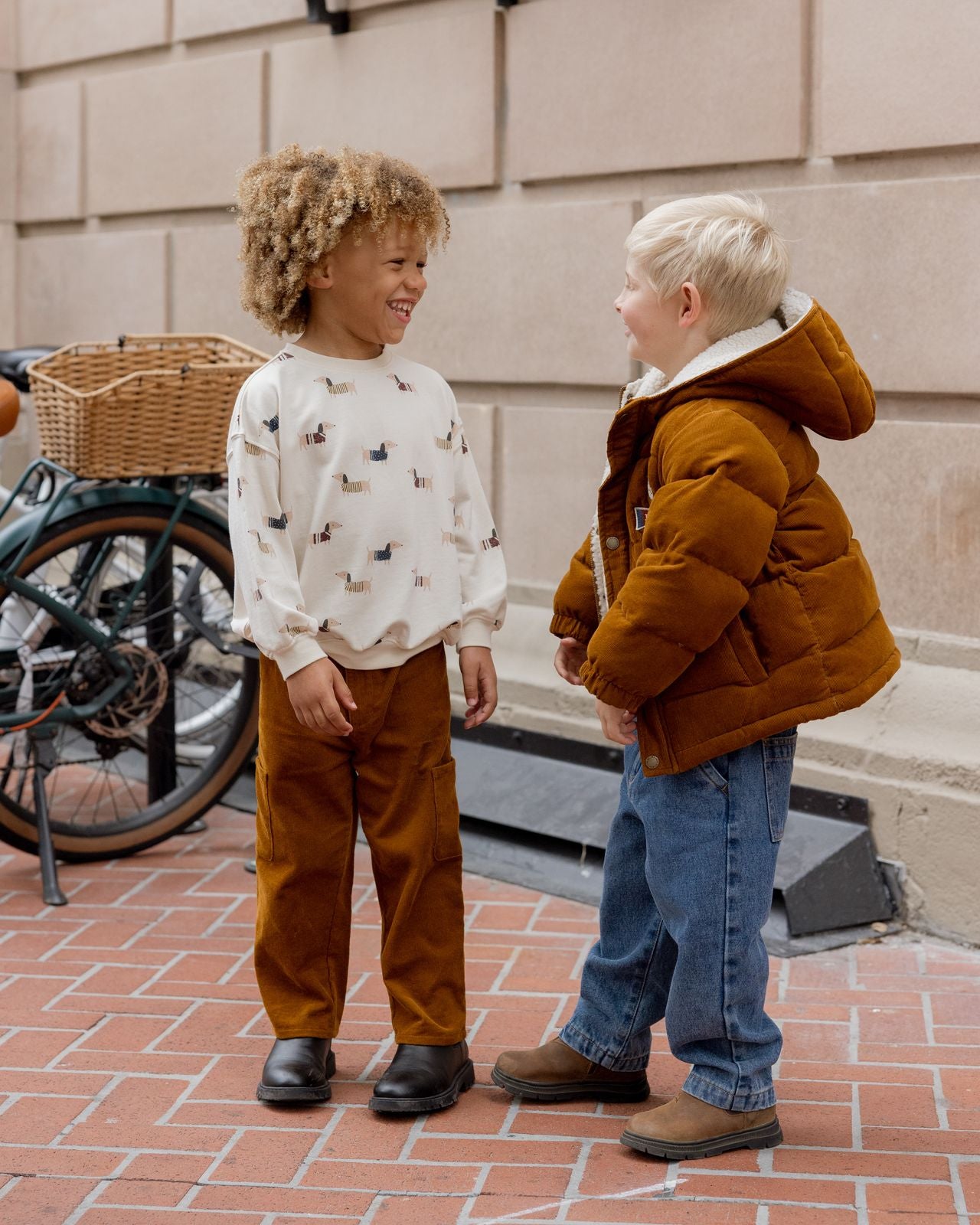 Relaxed Golden Cargo Pants