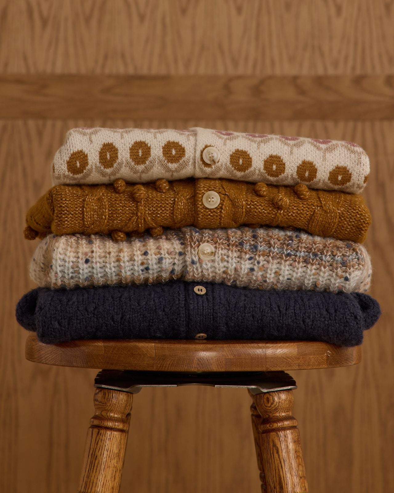 Golden Bobble Cardigan