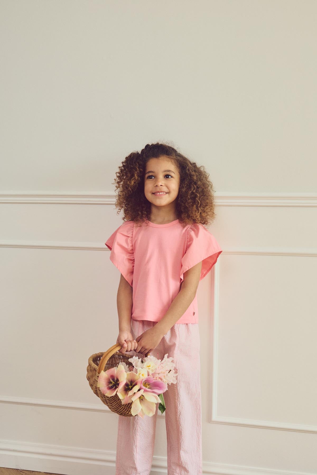 Cozy Me Bubblegum Frill Tee