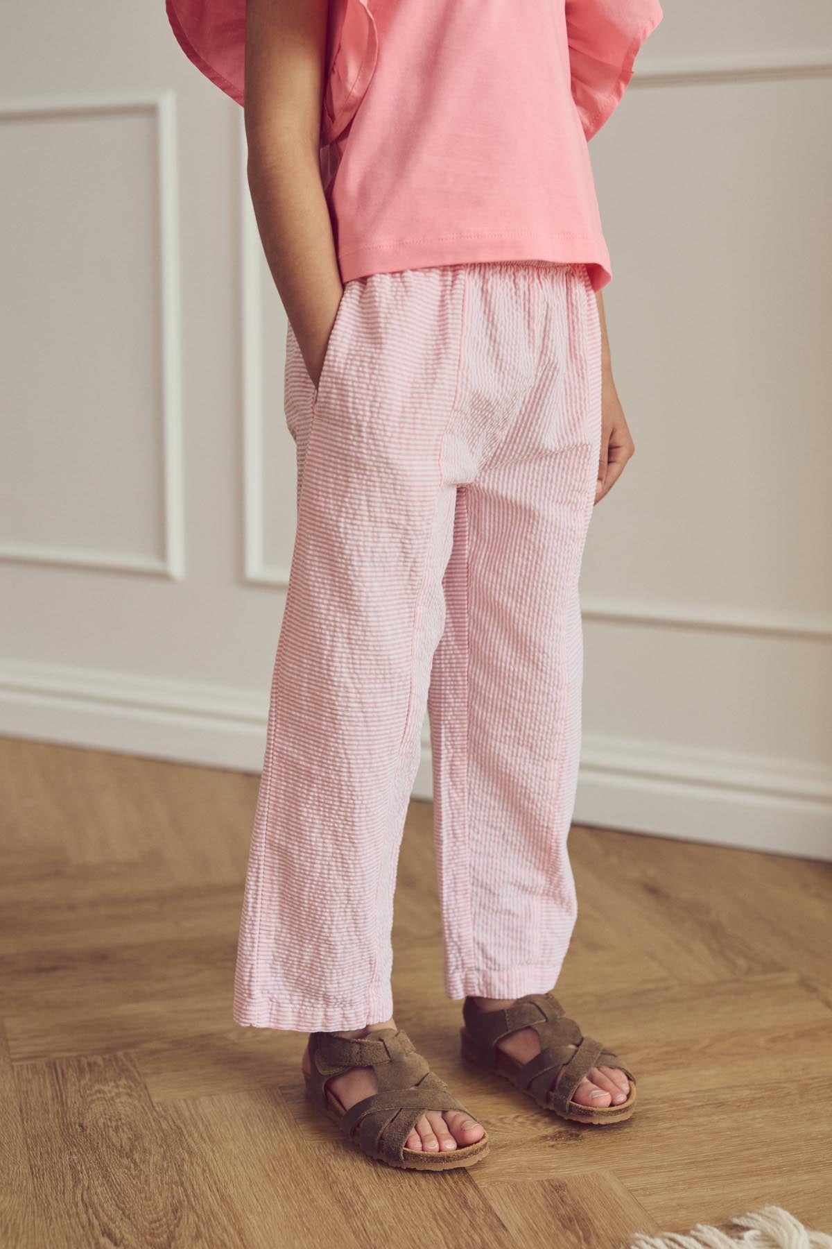 Cozy Me Bubblegum Frill Tee