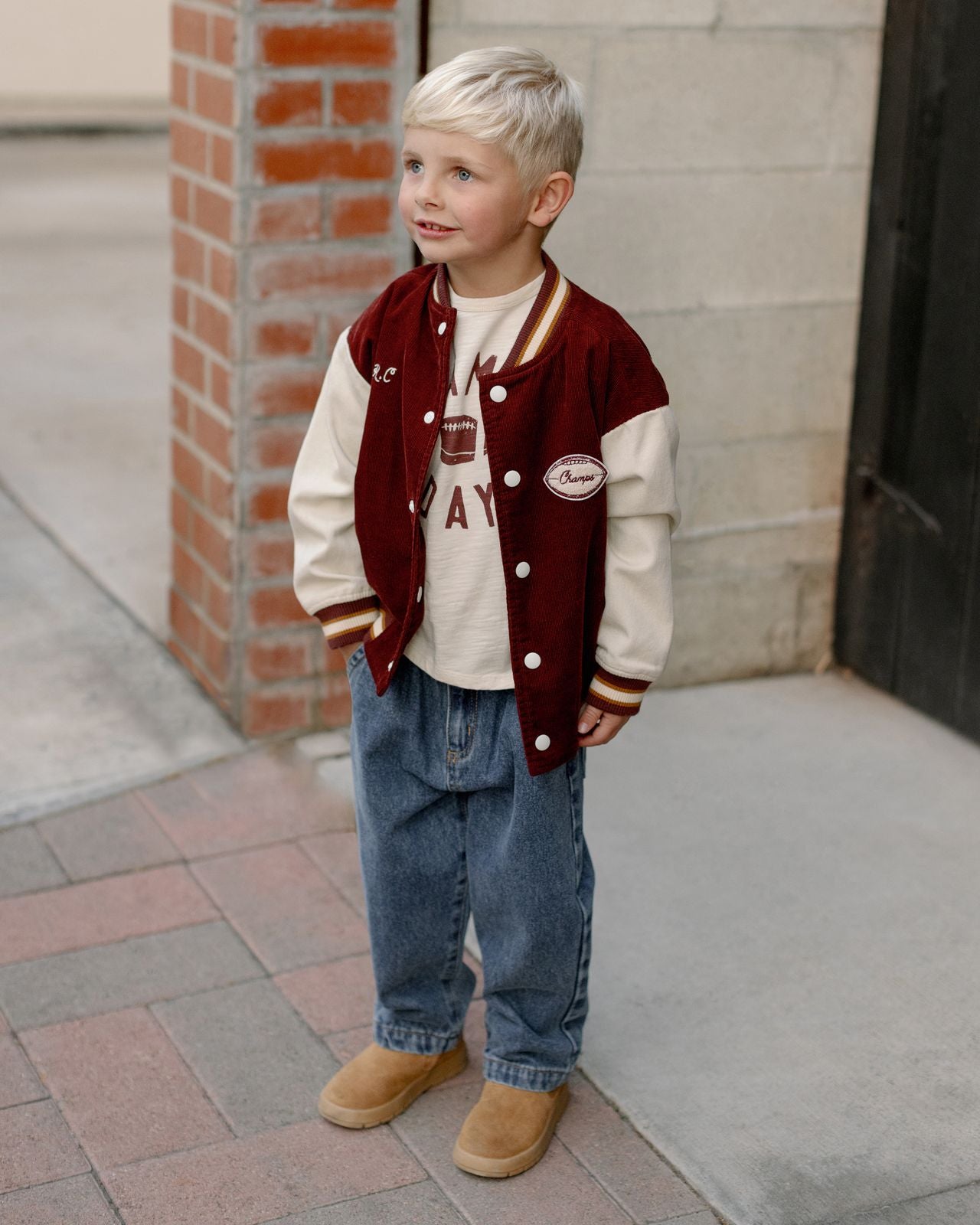 Burgundy Varsity Jacket