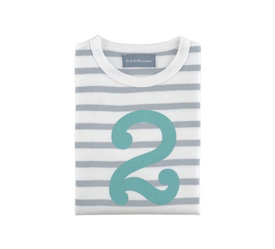 Grey (Turquoise) T-Shirt