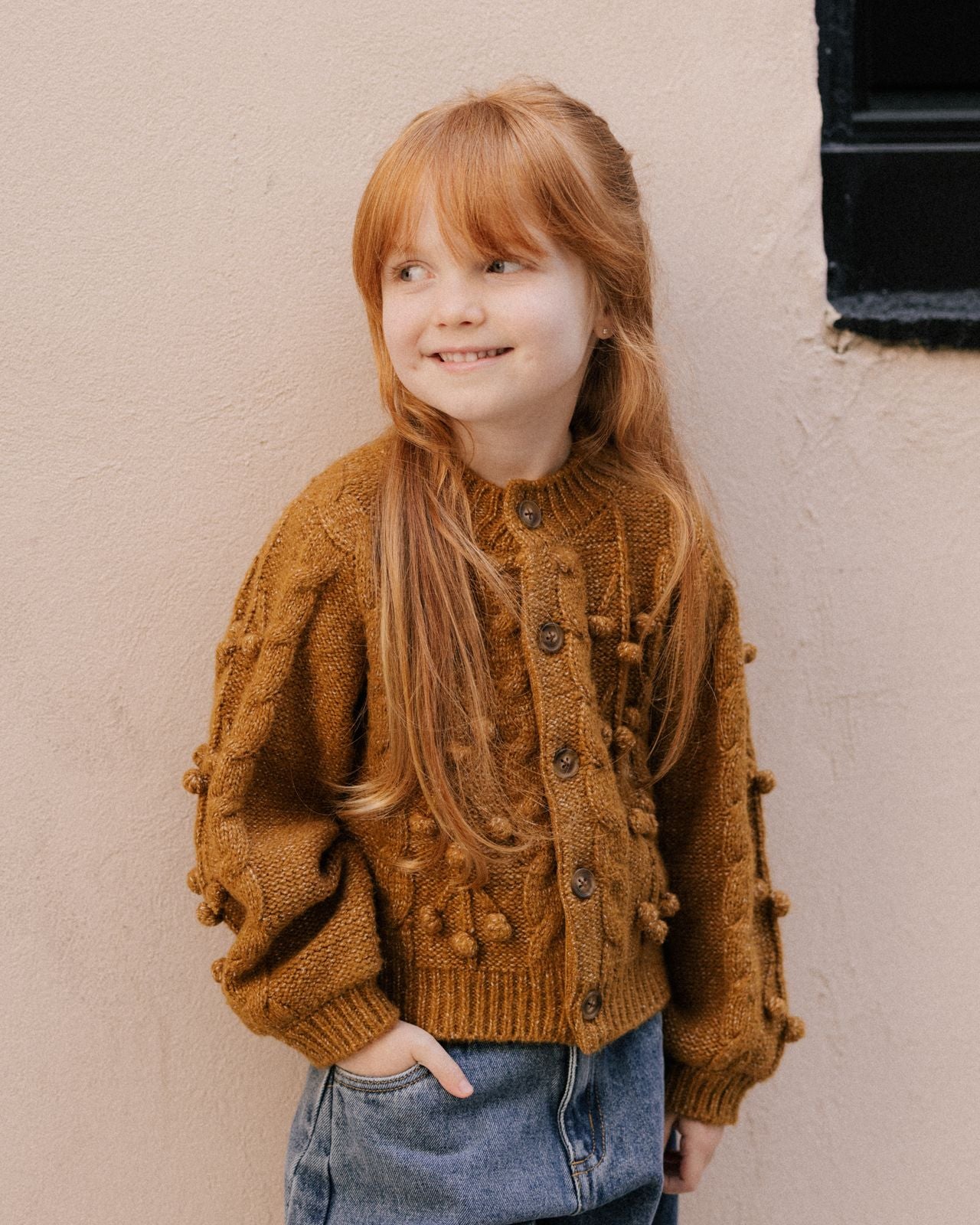 Golden Bobble Cardigan