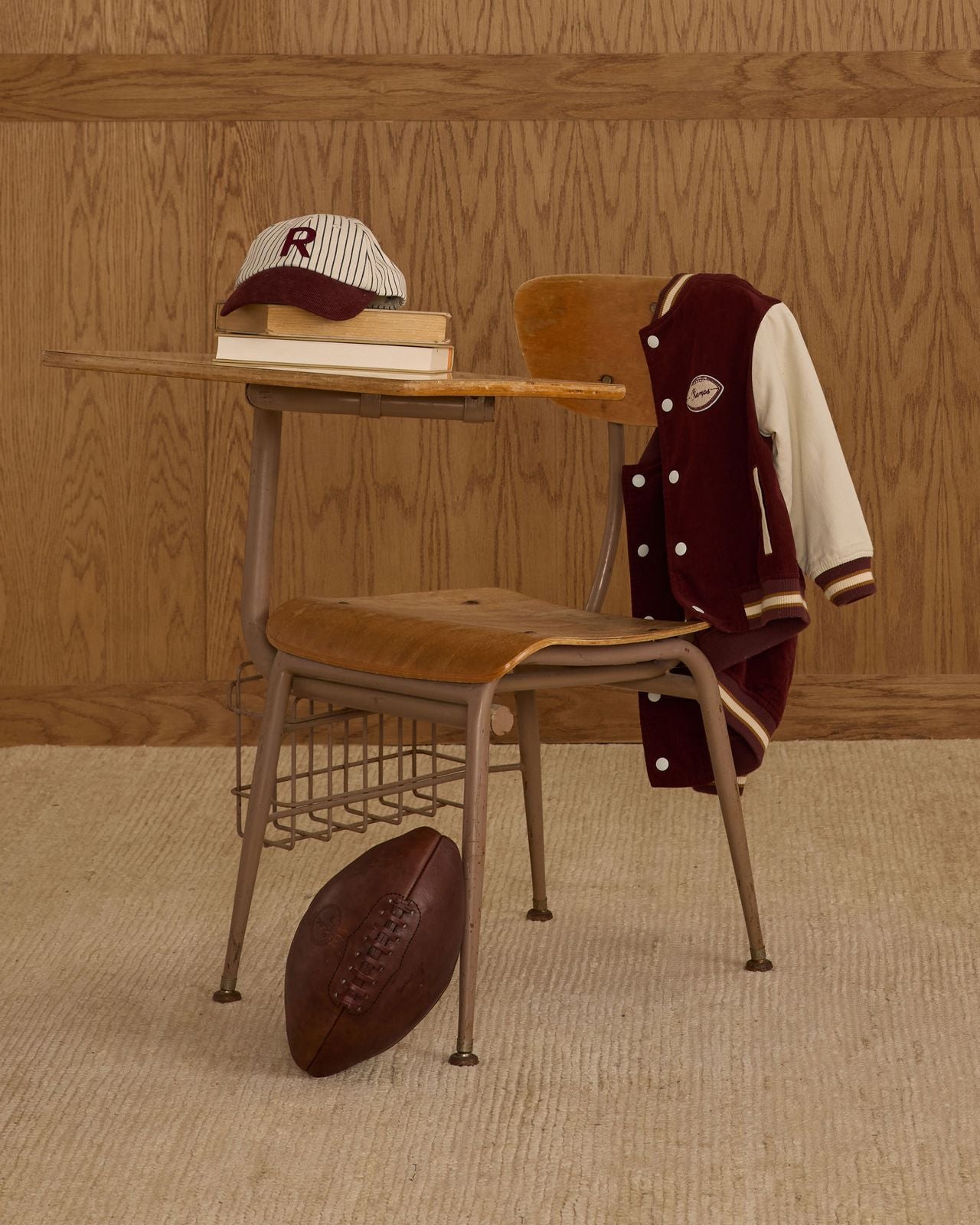 Burgundy Varsity Jacket