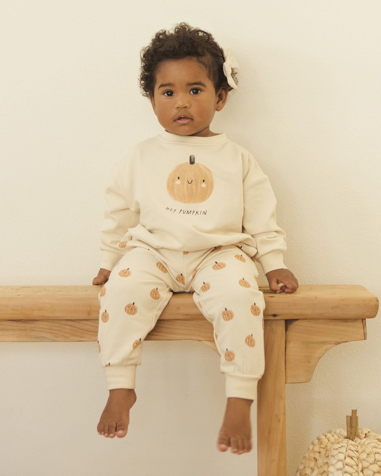 Relaxed Fleece Pumpkin Sweatshirt