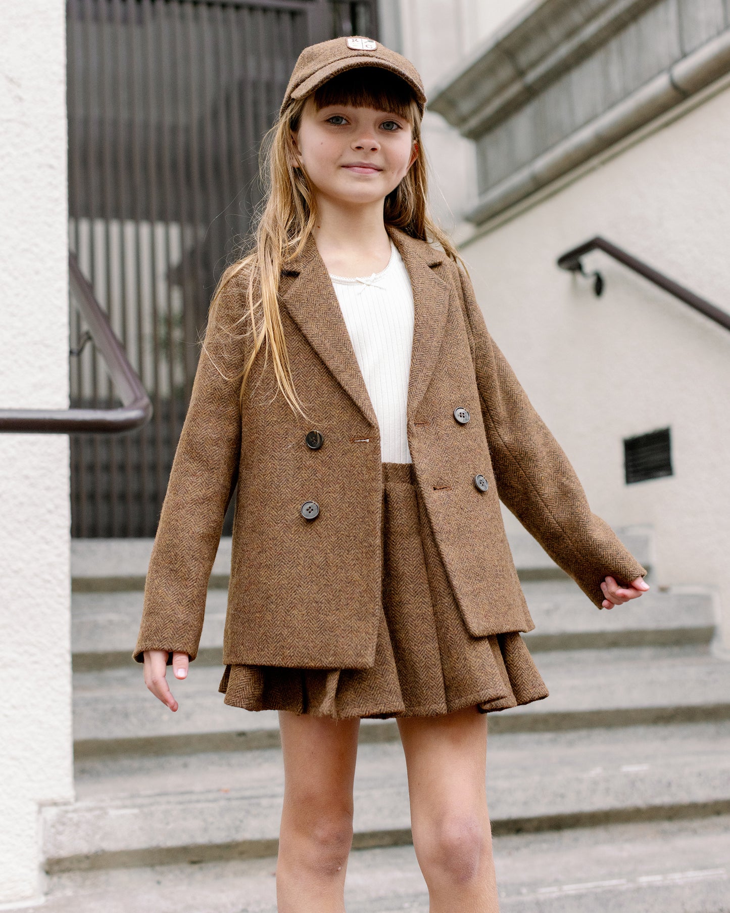 Rustic Double Breasted Blazer