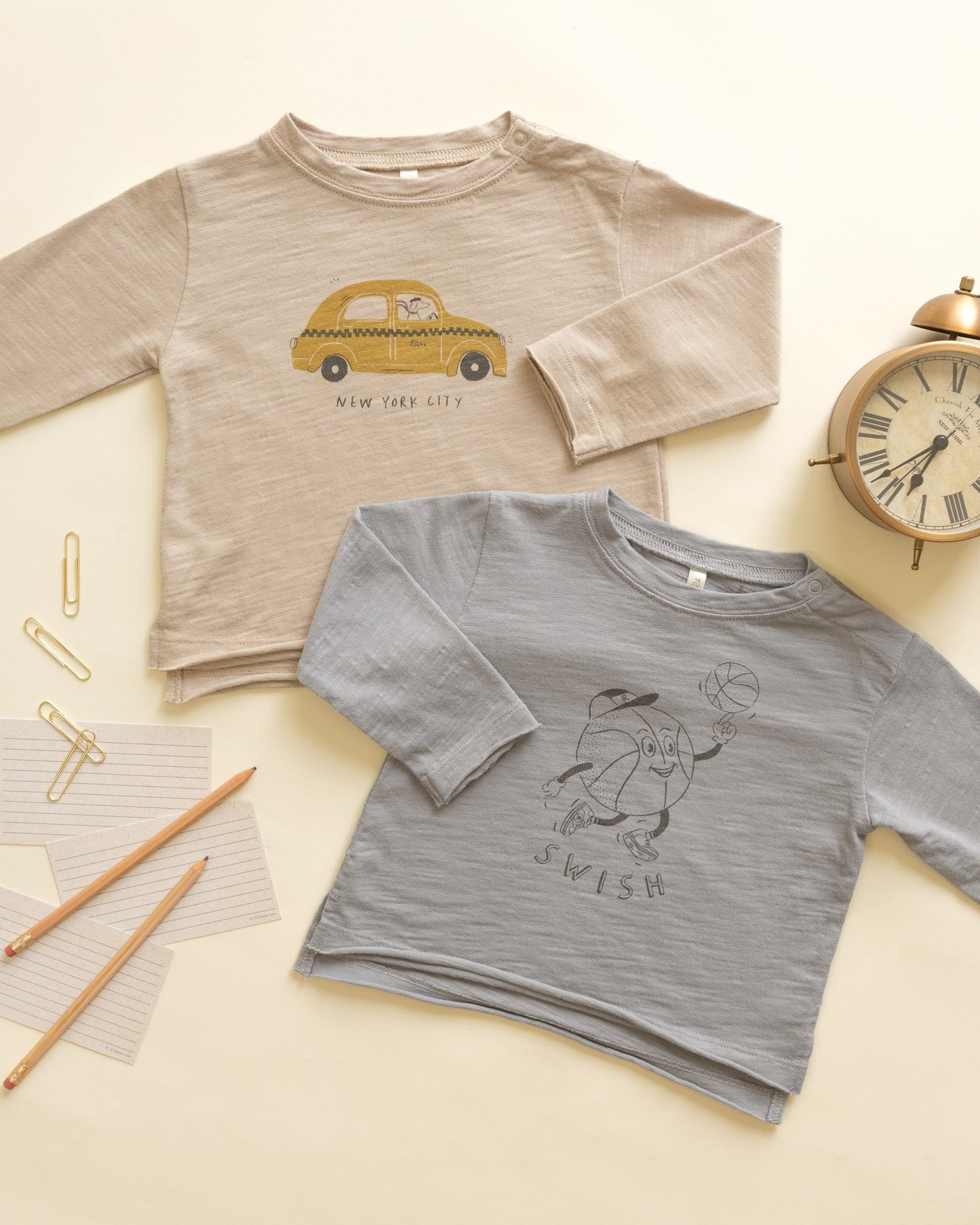 Taxi Raw Edge LS Tee