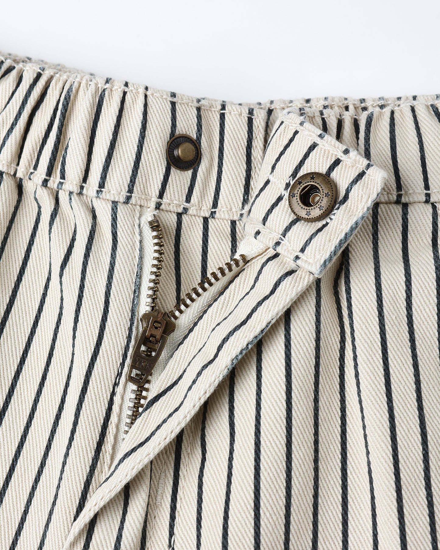 Baggy Navy Pinstripe Pants