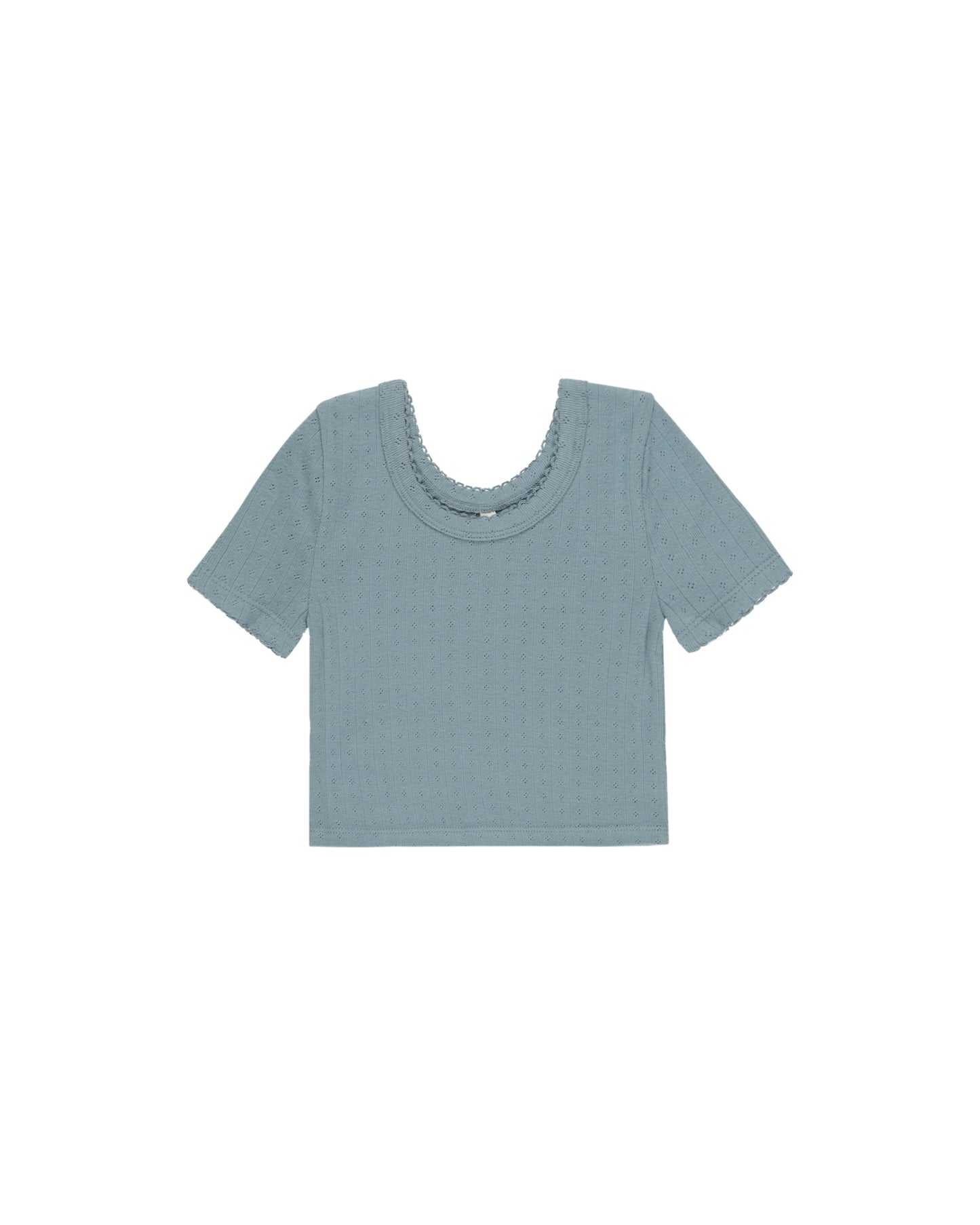 Pointelle Ocean Tee