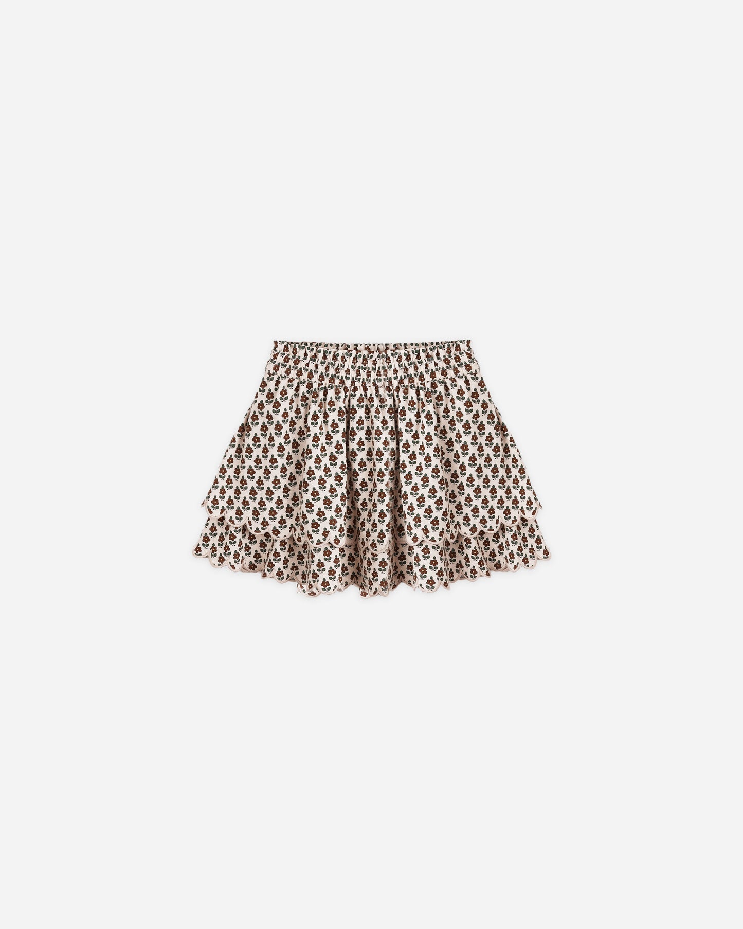 Harvest Floral Rose Mini Skirt
